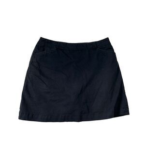 Nike Golf Skirt Size Medium Black Dri-Fit Casual Skort Stretch Tennis‎ Outdoors